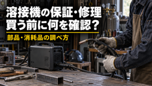 溶接機の保証・修理・部品供給はどう確認する？購入前に整理したいサポートの選び方【初心者向け】