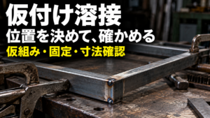 仮付け溶接はどう進める？位置決め・寸法確認・本溶接前の見直しを整理してみた【初心者向け】