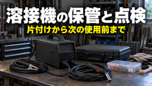 溶接機はどう保管する？使用後の片付け・清掃と久しぶりに使う前の点検【DIY向け】